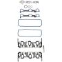 FEL PRO GASKETS MS 98004 T Engine Intake Manifold Gasket Set