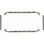 FEL PRO GASKETS OS 6566 C Engine Oil Pan Gasket Set Blue Stripe cork-rubber