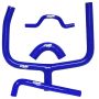 Wiseco SFSMBC142B CV4 by Wiseco Radiator Hose Kit, Standard, Blue