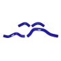 Wiseco SFSMBC47B CV4 by Wiseco Radiator Hose Kit, Standard, Blue