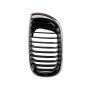LH GRILLE CHROME FRAME / BLK VENTS BMW 3 SERIES (E46) SDN/WGN 02-05