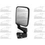 RH DR MIR MAN NON-HTD SMTH BLK FLDG;LG UPRIGHT HINGE MNT STYLE FOR HALF DR WRANGLER 87-06;TJ 97-06