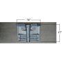 FRONT FLOOR PAN COMPLETE BARRACUDA/CHALLENGER/SATELLITE/ROADRUNNER 71-74 (47 IN.Lx58 IN.W)