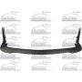 FRONT BUMPER AIR DAM; W/O FOG LAMPS DODGE CHALLENGER 15-C