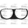 RH HEADLAMP COVER SRH HELLCAT; HEADLAMP BEZEL DODGE CHALLENGER 15-C