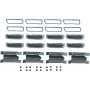 FENDER SIDE LOUVRE KIT (12 PC KIT - INCL 8 ORNAMENTS&4 BRKTS) CUDA MODEL 71