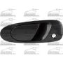 LH FRONT OUTER DOOR HANDLE BLK CIVIC 92-95