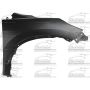 CAPA RH FRT FENDER ASSY HONDA CR-V 12-16