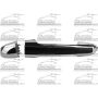 RR DOOR HANDLE OUTER UNIV CHR/BLK STRIP SONATA 06-08