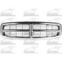 GRILLE CHR/BLK DAKOTA 97-04; DURANGO 98-03