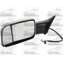 LH MIRROR OTR REAR VIEW POWER W/ TOWING PKG HEATED LAMP CHROME DODGE PU 13-17