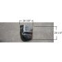 LH TAILLAMP PANEL DODGE/PLYMOUTH VAN 71-77 (FILL IN LH GAS HOLE FOR 78-93)