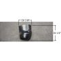 RH TAILLAMP PANEL DODGE/PLYMOUTH VAN 71-77 (FILL IN LH GAS HOLE FOR 78-93)