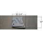 LH FRONT FENDER APRON INNER MUSTANG/COUGAR 67-68
