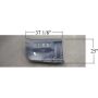 LH FLOOR PAN FRONT SEC MUSTANG 71-73