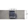 LH FLOOR PAN RR SECTION MUSTANG 71-73