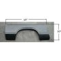 RH QUARTER PANEL SKIN SLIP-ON SEC W/ HINGE HOLES ECONOLINE 75-91