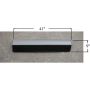 LH FRONT DOORSKIN LOWER FORD P/U 73-79; BRONCO 78-79
