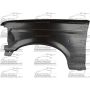 LH FENDER FORD P/U 92-98 (F150 92-96; F250/F350 92-98) ; BRONCO 92-96