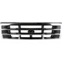 GRILLE CHR/CHAR/GRAY FORD P/U 92-98 (F150 92-96; F250/F350 92-98) ; BRONCO 92-96