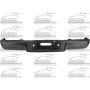 REAR BUMPER ASSEMBLY STYLESIDE;W/O REAR OBJECT SENSORS;W/O TOW PKG;W/PB;PRIME;FORD F-150 06-08