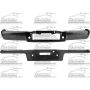REAR BUMPER ASSEMBLY STYLESIDE;W/O REAR OBJECT SENSORS;W/O TOW PKG;PRIME;FORD F-150 06-08