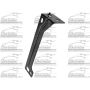 RH FRONT FENDER BRACE STEEL FORD F-150 15-20