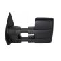 LH DOOR MIRROR TRAILER TOW TYPE PWR HEATED W/ MEMORY, SIGNAL & PUDDLE LMP TEXT URE PU F150 11-12