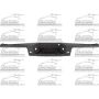 CAPA RR BUMPER STEP PAD STYLESIDE; W/TOWING PKG; W/RR OBJECT SENSORS FORD F-150 09-14