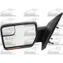 LH MIRROR OTR REAR VIEW STD ;PWR;W/PUDDLE LAMP;W/CONVEX;W/O AUTO DIMMER;CHROME FORD F-150 11-14