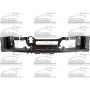 REAR BUMPER REINFORCEMENT W/O TOWING PKG FORD F-150 15-C