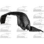 LH FRONT FENDER INNER PANEL IMPREZA WRX W/O STI 08-10; IMPREZA 08-11