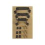 CONSOLE MNTG BRKT SET (3 PC SET W/ HARDWARE) M/T CHEVELLE/EL CAMINO 64-65