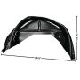 LH REAR WHEELHOUSE INNER PANEL FITS CONVERTIBLE; CHEVELLE 70-72