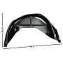 RH REAR WHEELHOUSE INNER PANEL FITS CONVERTIBLE; CHEVELLE 70-72