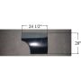 LH QUARTER PANEL FRONT SEC 2 DOOR CHEVELLE/MALIBU 70-72