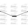 FRONT BUMPER COVER SUPPORT LOWER; CENTER CHEVROLET MALIBU 08-12; MALIBU HYBRID 08-10