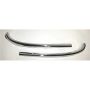 UPPER WINDSHIELD MLDG POLISHED STAINLESS (PAIR) CHEVROLET CONV 55-57 (STEEL GAUGE - 23)