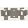QUARTER PANEL TO RR BUMPER REINF (PRICED PER PAIR) CHEVROLET 55 (STEEL GAUGE - 16)