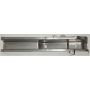 RH FOURTH FLOOR BRACE FROM FRONT CHEVROLET 58 (STEEL GAUGE - 17)