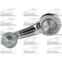 LH FRONT DOOR REGULATOR HANDLE; BRIGHT; EL CAMINO 78-83