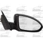 RH MIRROR OTR RR VIEW POWER; NON-HEATED; BLK CHEVROLET ORLANDO 12-14CRUZE 11-15;CRUZE LIMITED 16-16