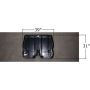 TRUNK FLR CTR PNL 40 IN W X 31 IN L NOVA/OMEGA/PHOENIX/VENTURA II/APOLLO(EXC H-BACK) 68-72 - TAIWAN