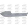 LH FRONT BUMPER FILLER HEADLAMP BEZEL TOYOTA TACOMA 12-15