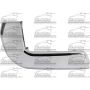 LT REAR BUMPER EXTENSION OUTER END CAP; W/O PARKING ASSIST; CHROME TOYOTA TACOMA 2016-2019