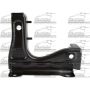 RH RADIATOR SUPPORT; LOWER SUPPORT BRACKET TOYOTA TUNDRA 14-21