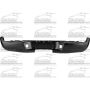 RR FACE BUMPER (P) W/2.7L ENGINE 2WD TACOMA PU 05-15