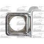 LH HEADLAMP DOOR CHR/ARG W/ SINGLE ROUND HEADLAMP CHEVY/ P/U/BLAZER/JIMMY/SUBURB AN 73-78