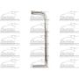RH GRILLE SIDE MLDG (ON FENDER) CHEVY/ P/U 83-87; BLAZER/JIMMY/SUBURBAN 83-88