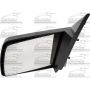 LH DOOR MIRROR MAN NON-HTD GLOSS BLK NON-FLDG W/SPORT PKG CHEVY/ C/K P/U 88-02